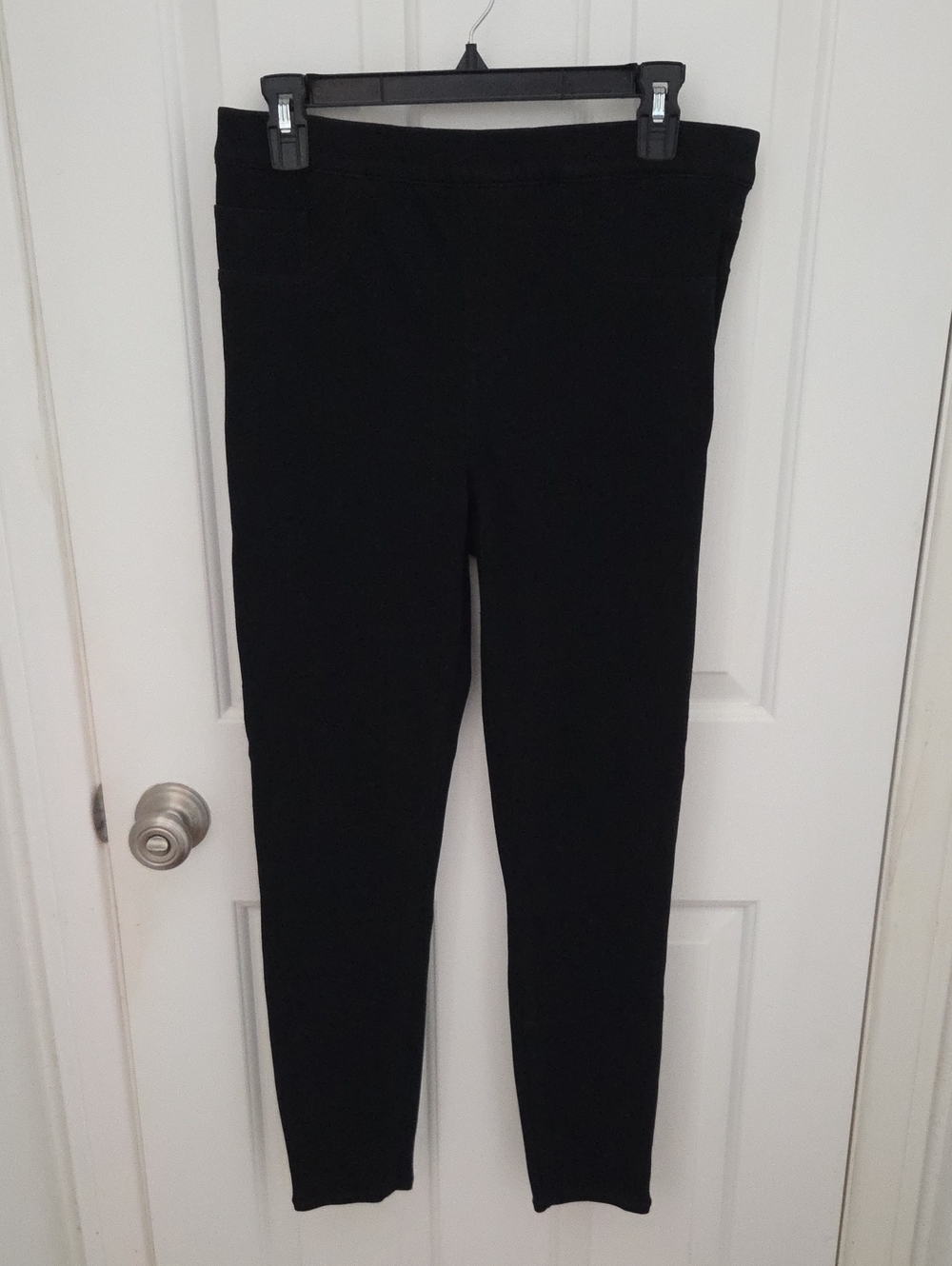 SPANX Black Pull-On High-Rise Leggings